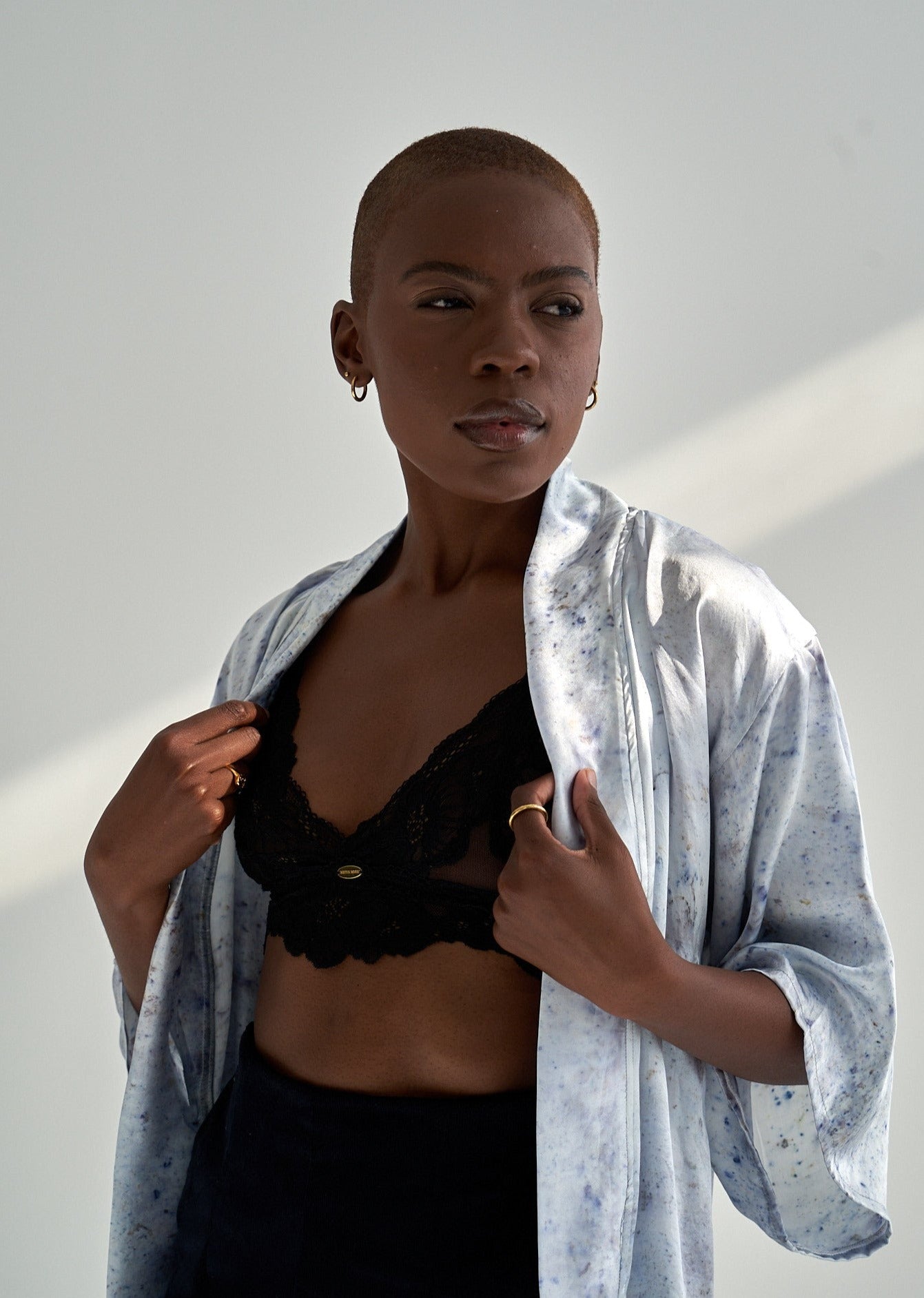 Copy of Eco-printed Silk Kimono -Medium