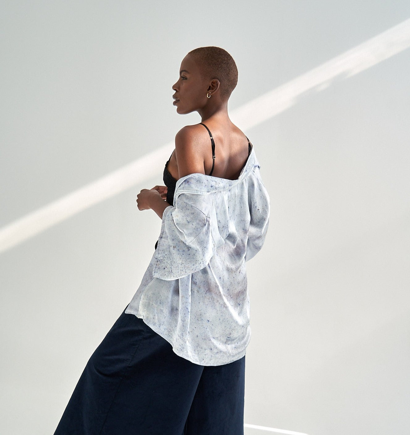 Copy of Eco-printed Silk Kimono -Medium