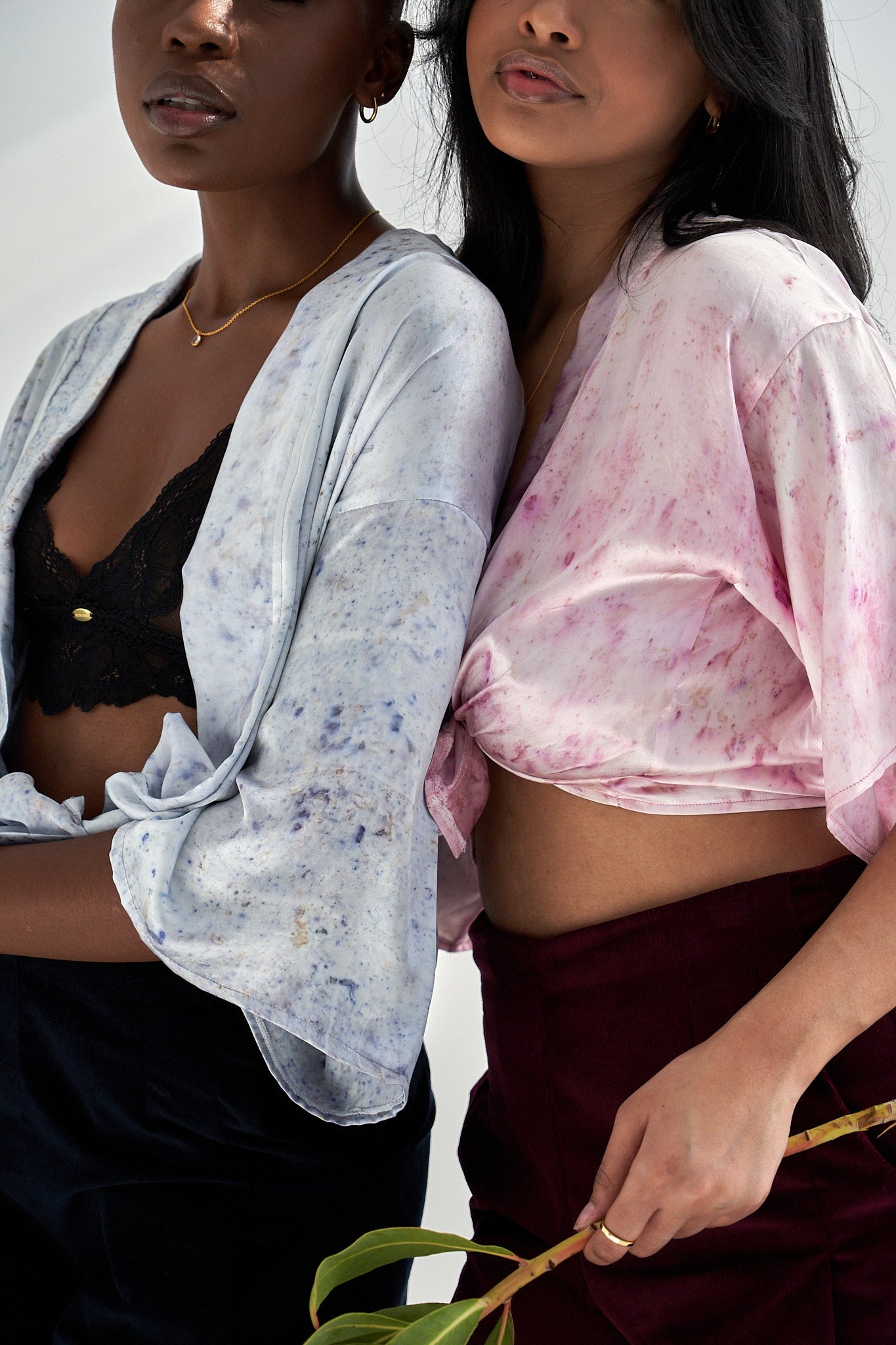 Eco-printed Silk Kimono -Baby