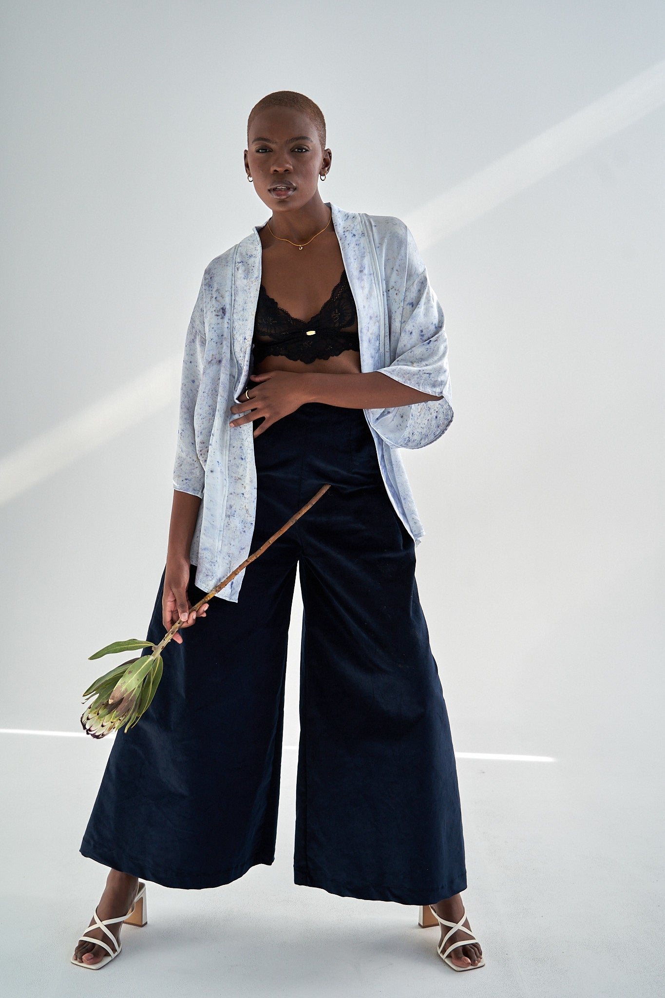 Copy of Eco-printed Silk Kimono -Medium