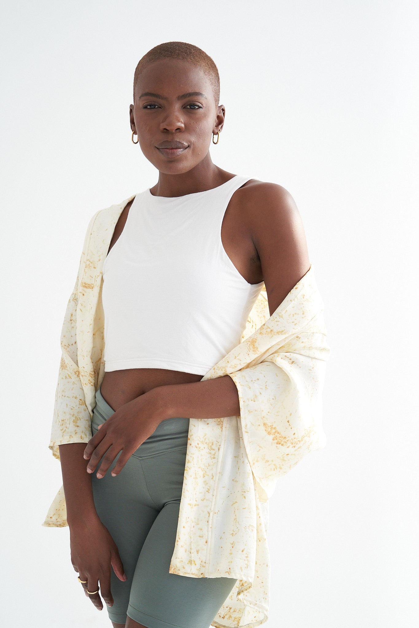 Copy of Eco-printed Silk Kimono -Medium