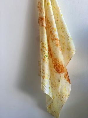 Eco-printed Silk Scarf